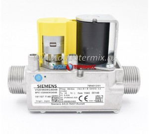 Газовый клапан Siemens VGE5608G4049 для котлов BAXI Luna Platinum (710452600)