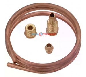 Трубка запальной горелки медная D4mm L600mm для котлов (1161)