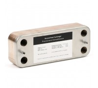 Теплообменник ГВС 16 пластин для BAXI Eco Classic, Eco Nova (17B1901630)