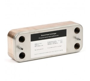 Теплообменник пластинчатый ГВС на 16 пластин для котлов BAXI Eco Classic, Eco Nova (17B1901630)