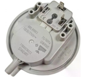 Пневмореле HJ 70/60 Pa для котлов BAXI (721890300) 710789900, 200025381, 57008821P, 5700882