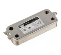 Теплообменник вторичный Zilmet 12 пластин для Bosch Gaz 2000/6000 W 12C, 18C, Buderus Logamax U072-12K, 18K (87186446230)